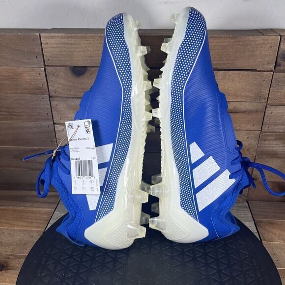 Adidas Adizero Electric. 1 Football Cleats Royal Blue IG3445 Men’s Size 9.5 NWOB - Picture 8 of 10